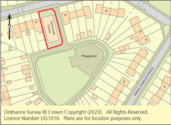 Lot: 131 - FORMER COMMUNITY CENTRE WITH POTENTIAL -